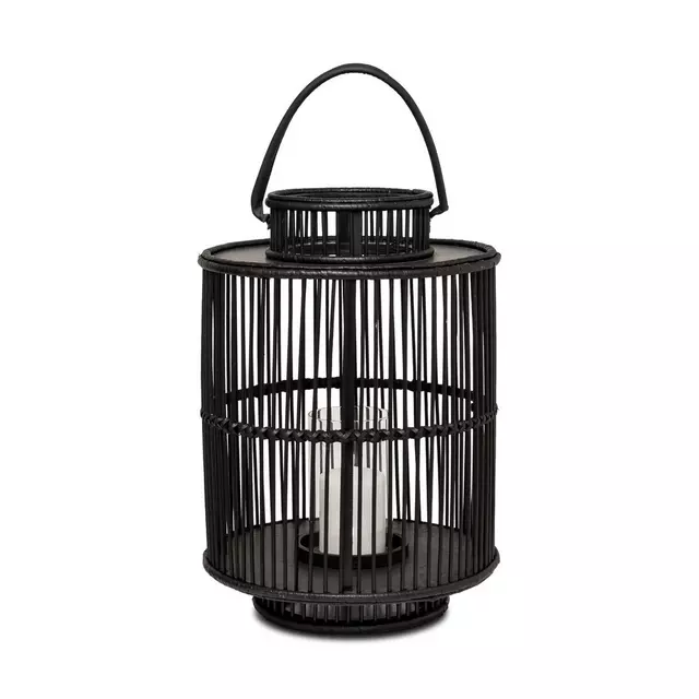 Lanterne noir Bambou 