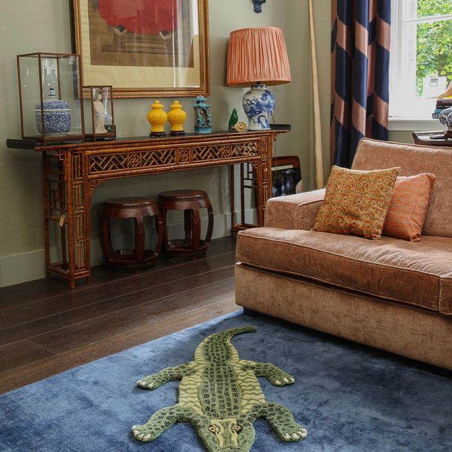 Coolio crocodile small rug 