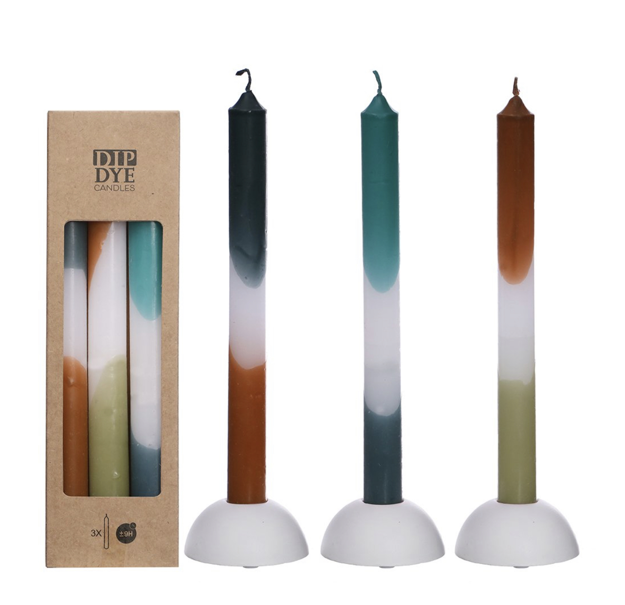 bougie colorées
