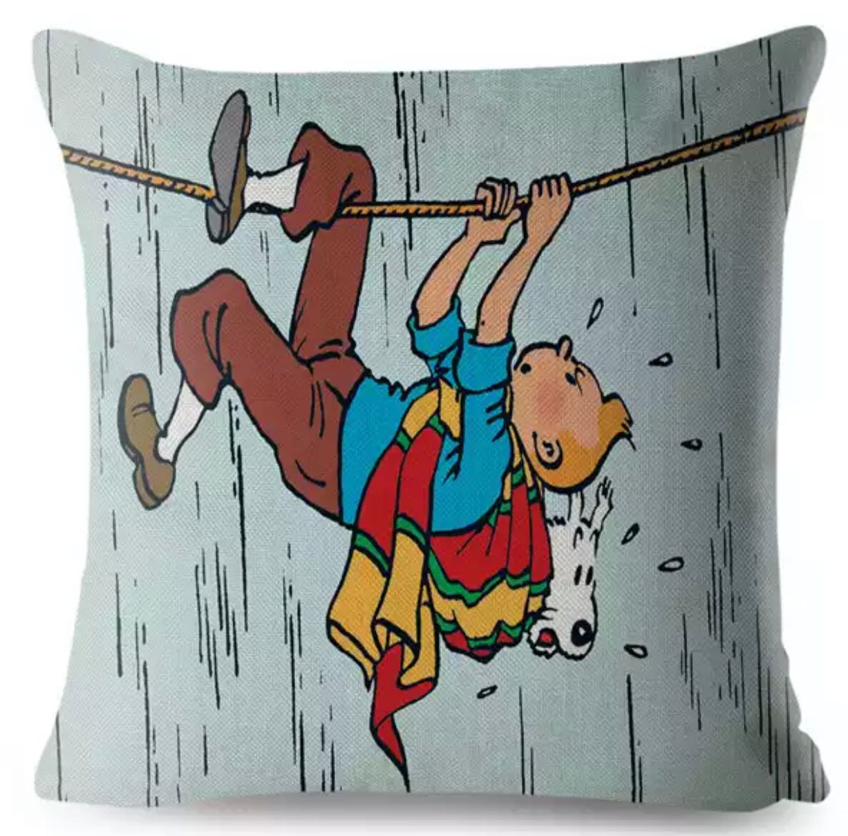 tintin suspendu 