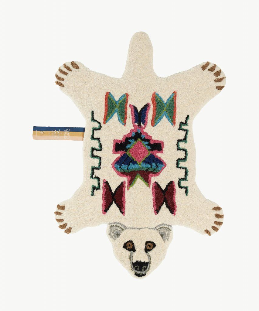 KASBAH POLAR BEAR RUG SMALL
