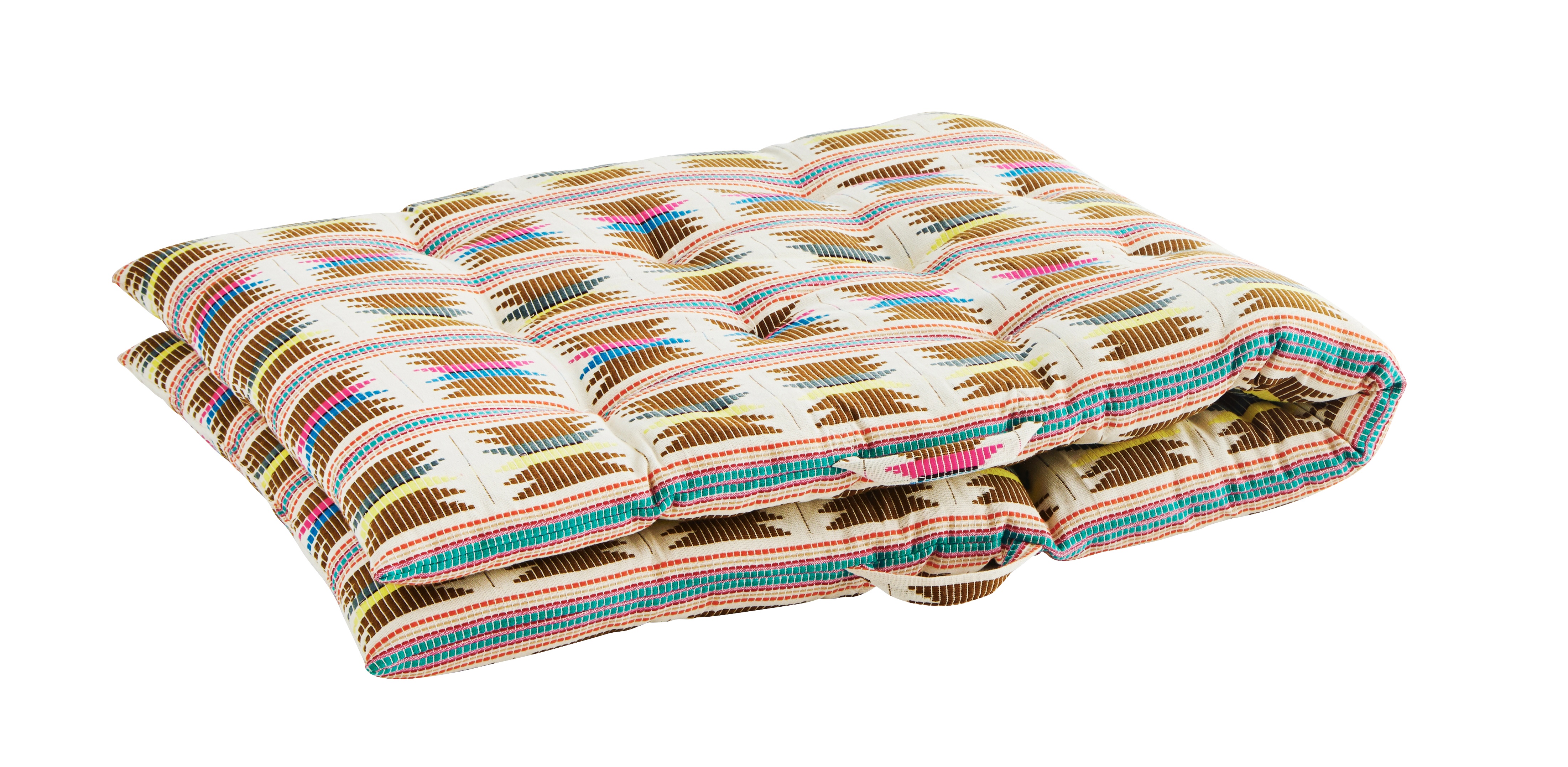 Matelas/coussin brodé indien 