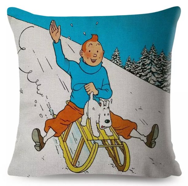 Tintin à la luge 