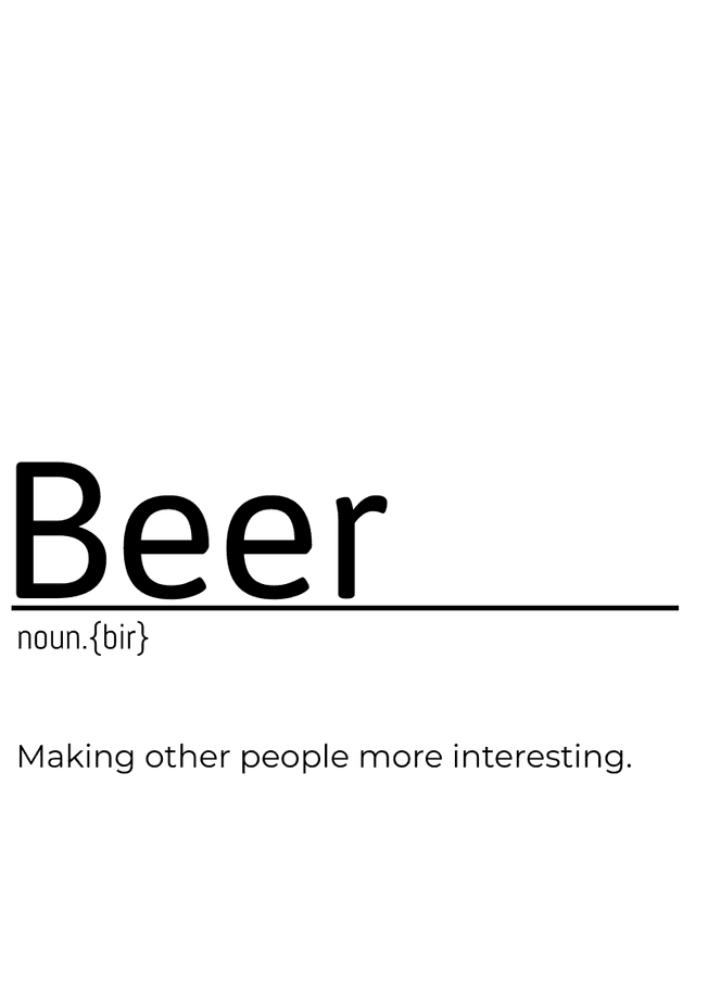 beer...