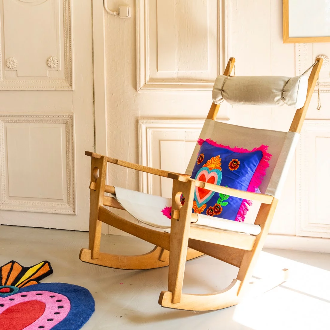 Coussin milagro frange 